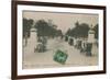 Paris - Avenue des Champs-Elysees. Postcard Sent in 1913-French Photographer-Framed Giclee Print