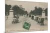 Paris - Avenue des Champs-Elysees. Postcard Sent in 1913-French Photographer-Mounted Giclee Print