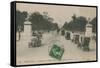 Paris - Avenue des Champs-Elysees. Postcard Sent in 1913-French Photographer-Framed Stretched Canvas