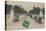 Paris - Avenue des Champs-Elysees. Postcard Sent in 1913-French Photographer-Stretched Canvas