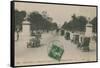 Paris - Avenue des Champs-Elysees. Postcard Sent in 1913-French Photographer-Framed Stretched Canvas