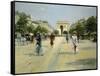 Paris, Avenue Du Bois De Boulogne-Georges Stein-Framed Stretched Canvas