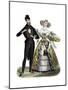 Paris Ball Dress from the Year 1830-null-Mounted Giclee Print