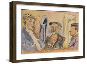 Paris Bar, 1923-Nina Hamnett-Framed Giclee Print