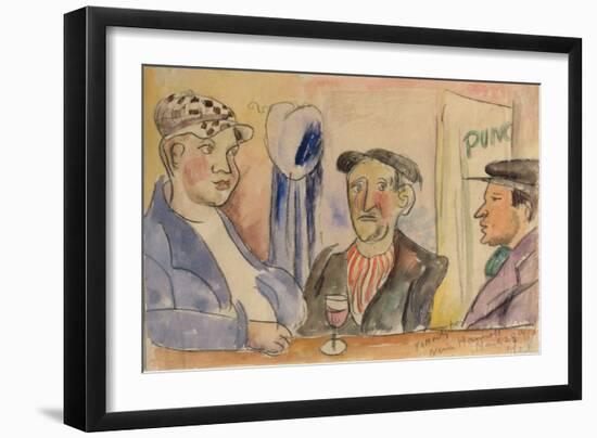 Paris Bar, 1923-Nina Hamnett-Framed Giclee Print