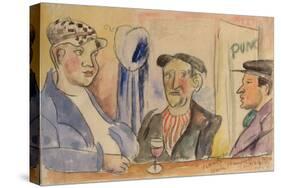 Paris Bar, 1923-Nina Hamnett-Stretched Canvas