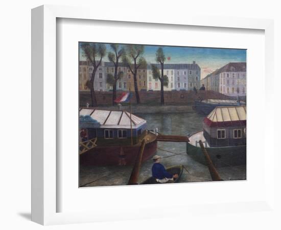 Paris Barges, 1947-Bettina Shaw-Lawrence-Framed Giclee Print