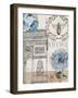 Paris Bee II-Elizabeth Medley-Framed Art Print