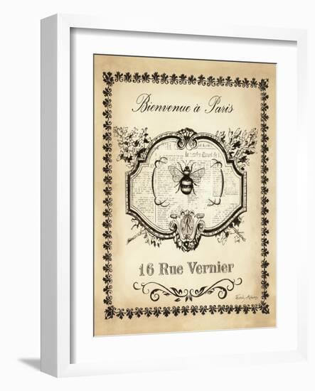 Paris Bees I-Emily Adams-Framed Art Print