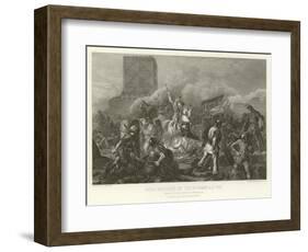 Paris Besieged by the Normans, Ad 885-Alphonse Marie de Neuville-Framed Giclee Print