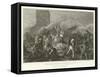 Paris Besieged by the Normans, Ad 885-Alphonse Marie de Neuville-Framed Stretched Canvas