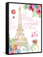 Paris Bike Ride-Lanie Loreth-Framed Stretched Canvas