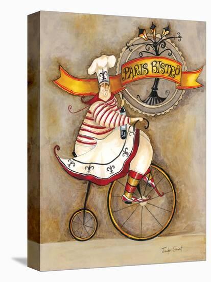 Paris Bistro I-Jennifer Garant-Stretched Canvas