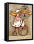 Paris Bistro I-Jennifer Garant-Framed Stretched Canvas