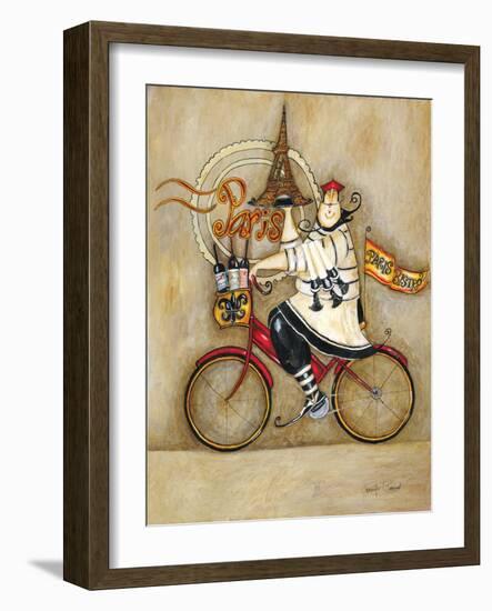 Paris Bistro II-Jennifer Garant-Framed Giclee Print