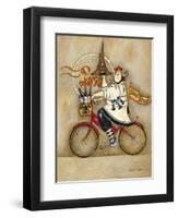 Paris Bistro II-Jennifer Garant-Framed Giclee Print