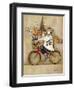 Paris Bistro II-Jennifer Garant-Framed Giclee Print