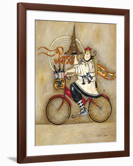 Paris Bistro II-Jennifer Garant-Framed Giclee Print