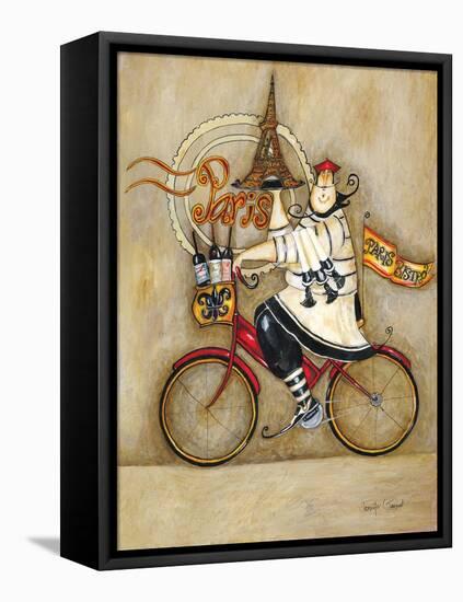 Paris Bistro II-Jennifer Garant-Framed Stretched Canvas