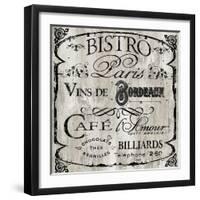 Paris Bistro III-Color Bakery-Framed Giclee Print