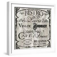 Paris Bistro III-Color Bakery-Framed Giclee Print
