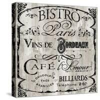 Paris Bistro III-Color Bakery-Stretched Canvas