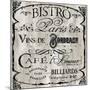 Paris Bistro III-Color Bakery-Mounted Giclee Print