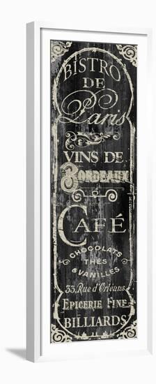 Paris Bistro VII-Color Bakery-Framed Premium Giclee Print