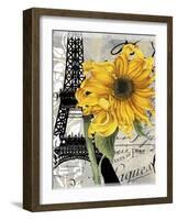 Paris Blanc-Color Bakery-Framed Premium Giclee Print