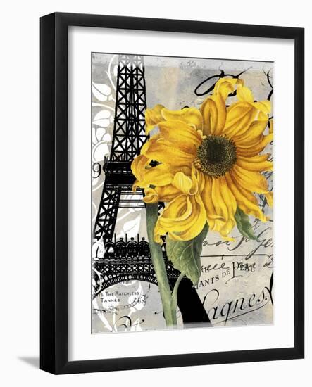 Paris Blanc-Color Bakery-Framed Giclee Print