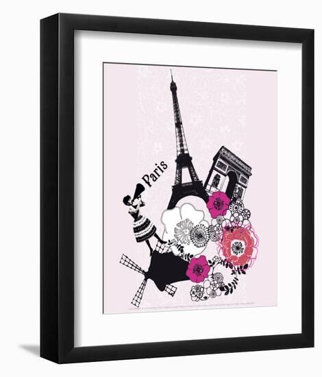 Paris, Blossom Paradise-Émilie Ramon-Framed Art Print