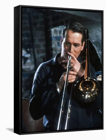 PARIS BLUES, 1961 directed by MARTIN RITT Paul Newman (photo)-null-Framed Stretched Canvas
