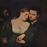 'The Lovers', 1525-1530 (c1940)-Paris Bordone-Giclee Print