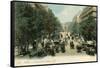 Paris, Boulevard Italiens-null-Framed Stretched Canvas