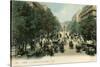 Paris, Boulevard Italiens-null-Stretched Canvas