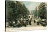 Paris, Boulevard Italiens-null-Stretched Canvas