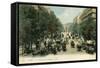 Paris, Boulevard Italiens-null-Framed Stretched Canvas