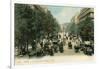 Paris, Boulevard Italiens-null-Framed Art Print