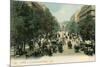 Paris, Boulevard Italiens-null-Mounted Art Print