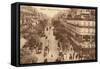 Paris, Boulevard Montmart-null-Framed Stretched Canvas