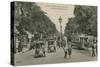 Paris, Boulevard Montmatre. Postcard Sent in 1913-French Photographer-Stretched Canvas