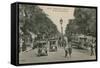 Paris, Boulevard Montmatre. Postcard Sent in 1913-French Photographer-Framed Stretched Canvas