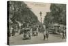 Paris, Boulevard Montmatre. Postcard Sent in 1913-French Photographer-Stretched Canvas