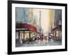 Paris Boulevard-Brent Heighton-Framed Art Print