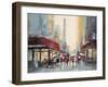 Paris Boulevard-Brent Heighton-Framed Art Print