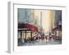 Paris Boulevard-Brent Heighton-Framed Art Print