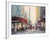 Paris Boulevard-Brent Heighton-Framed Art Print