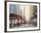 Paris Boulevard-Brent Heighton-Framed Art Print