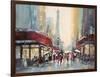 Paris Boulevard-Brent Heighton-Framed Art Print