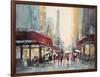 Paris Boulevard-Brent Heighton-Framed Art Print